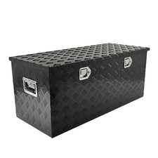 44x18x18 Aluminum Truck Bed Tool Box Flatbed Underbody Trailer Storage Wlock