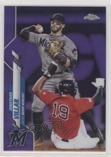 2020 Topps Chrome Purple Refractor 154/299 Jonathan Villar #75 n1u