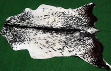 Luxury Goat hide Rug Hair on Area Rug Size 36"x24" Animal Leather Goat Skin G204
