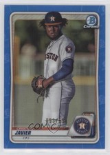 2020 Bowman Chrome Prospects Blue Refractor 53/150 Cristian Javier #BCP-56 8em