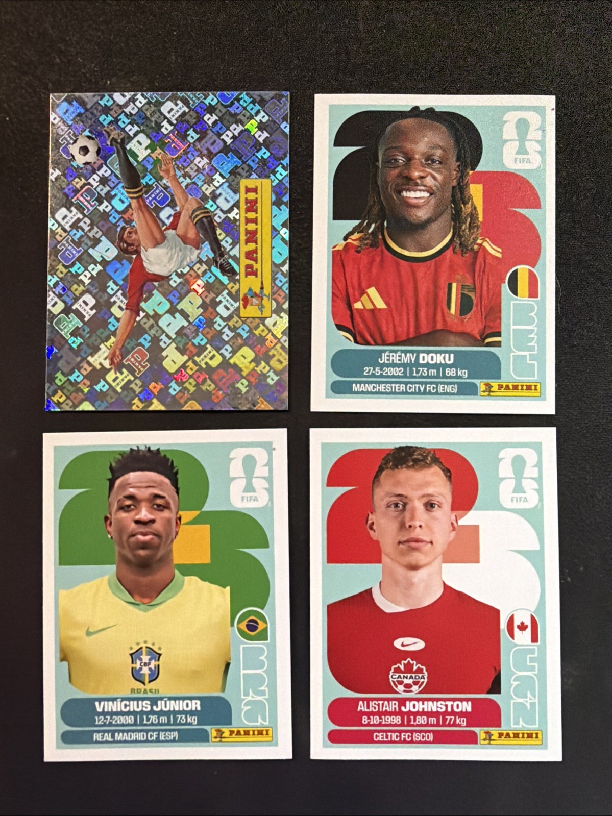 2026 Panini FIFA World Cup Sticker Team Names A to I - You Pick