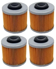 Factory Spec brand Oil Filters - 4 Pack for Yamaha MX ATV Motorcycle 4x FS-707