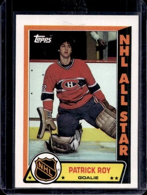 1989-90 Topps Patrick Roy Stickers All-Star #6 Canadiens - Image 1 of 2