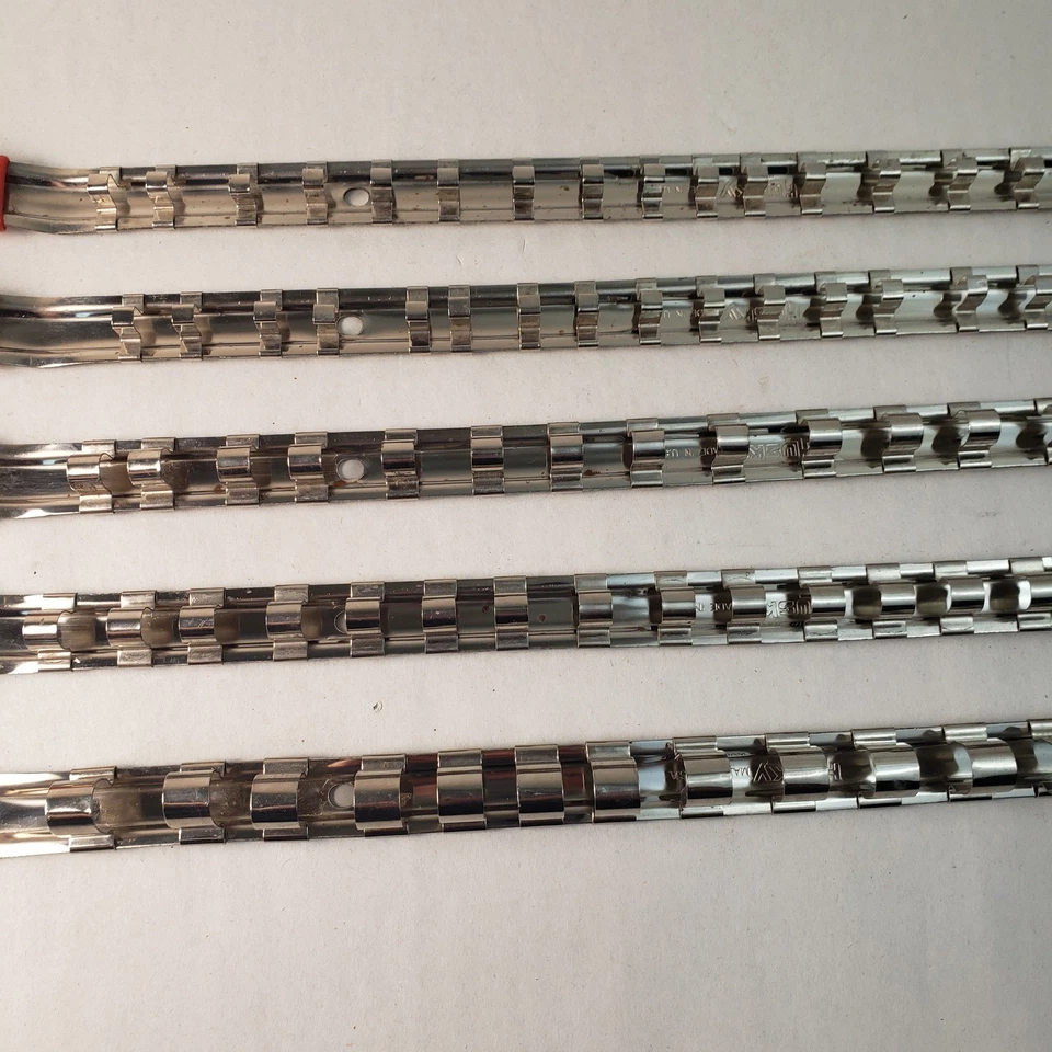 Husky Socket Rack Organizers Set of 5. Drive Size: 1/4 (2) 3/8 (2) & 1/2 - Image 3 of 4