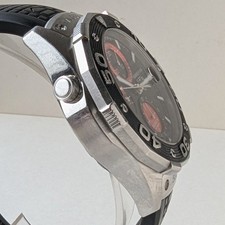 TAG HEUER AquaRacer Chronograph Calibre 16 47mm Rubber 500M Black Red 5