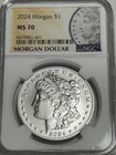 2024 Morgan Silver Dollar NGC MS 70.  .999 fine silver. FLAWLESS