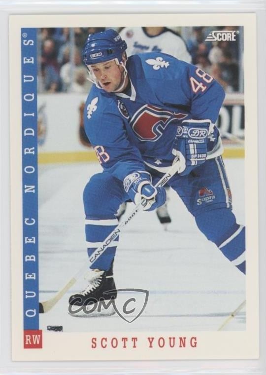 1993-94 Score Canadian Scott Young #56 0a4