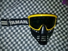 Vintage Yamaha MXL goggles/mask / face guard ,mx,ama, motocross, helmet, visor