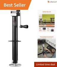 Heavy-duty 5000lb A-frame Trailer Jack With Adjustable Drop Leg Electric Op...