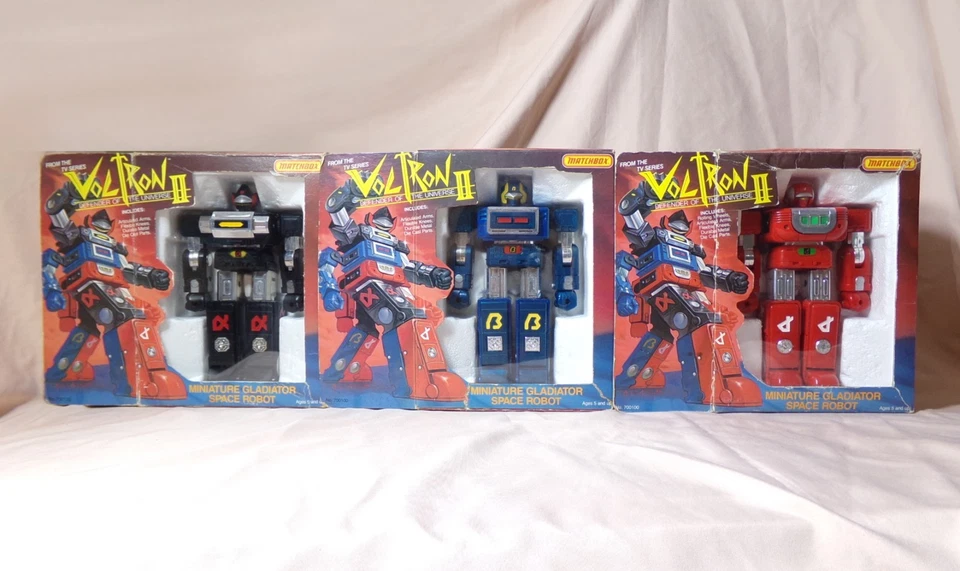 JUEGO DE COLECCIONISTAS DE GLADIADORES VOLTRON II COMO NUEVO CAJA DE CERILLAS COMPLETA GC-04 Godaikin Japón Foto 2 de 4