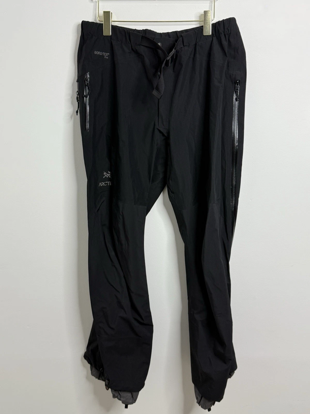 Arc'teryx Men's Sz L Black Side Zip Pants Beta? Softshell Outdoor Gorpcore