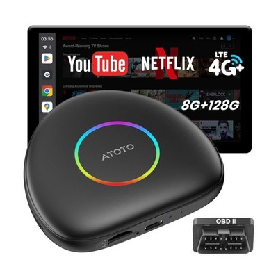 Magic AI Box for Car - 4G LTE | GPS | Full Android OS | OBD II - Wireless Car...