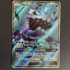 Pokémon TCG Wishiwashi GX Full Art Holo Card Guardians Rising 133/145 2017