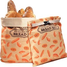 2-Pack XL Beeswax Bread Bags for Sourdough - ...