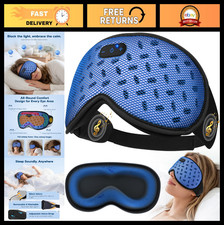 Bluetooth Sleep Mask with Headphones, Cooling Weighted Eye Mask for Relaxation,