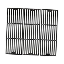 19 3/4" Coated Cast Iron Grill Grates for Chargriller 5050 Porcelain Set of 3