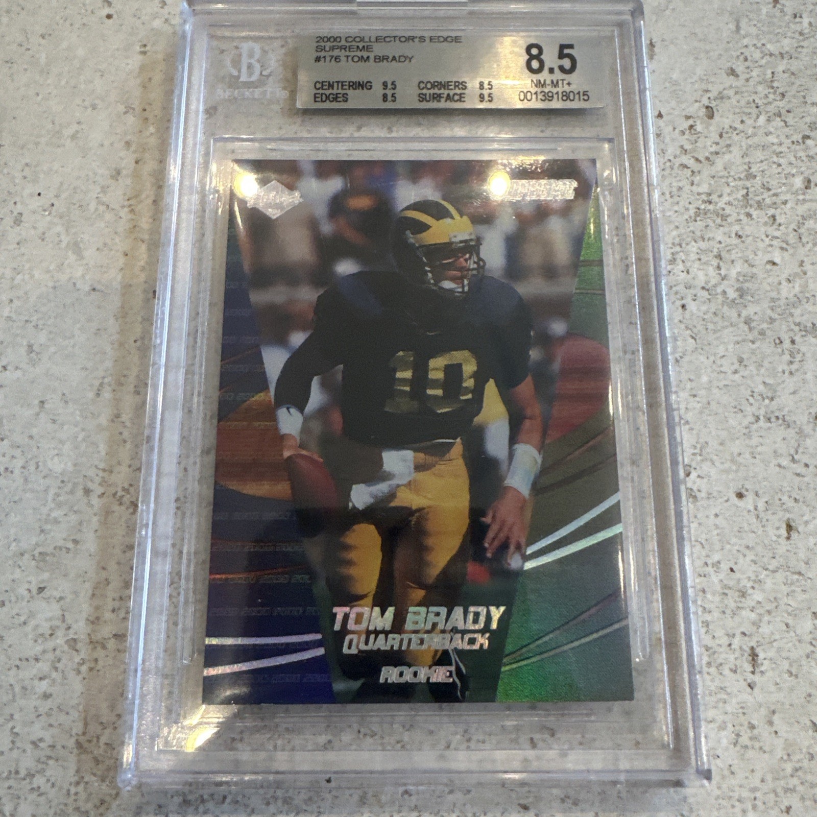 2000 Collector's Edge Supreme - Tom Brady #546 /2000 (RC)