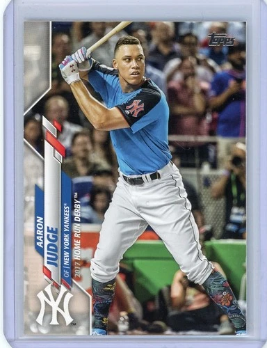 2020 Topps Update Aaron Judge New York Yankees 2017 Home Run Derby Card #U-264