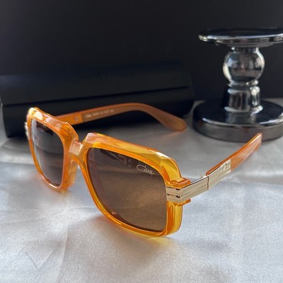 CAZA* LEGENDS Sunglasses Orange Frame Brown Lens Unisex Eyewear Hiphop Z1