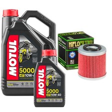 TE610 Motul 5000 10w40 5L Oil Filter Kit Husqvarna TE 610 2001 8.00 per litre