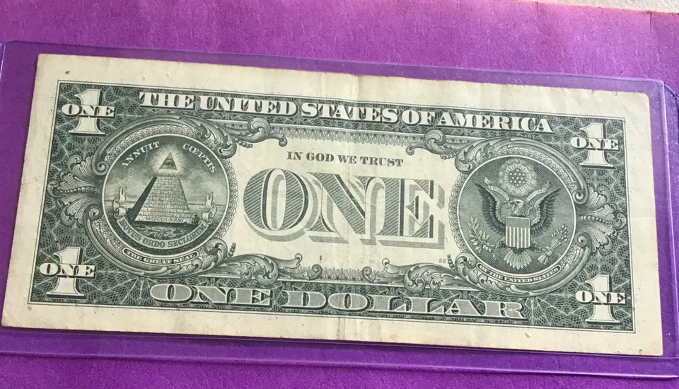 2017A DOLLAR BILL STAR NOTE G 0072 1081* - Image 2 of 2