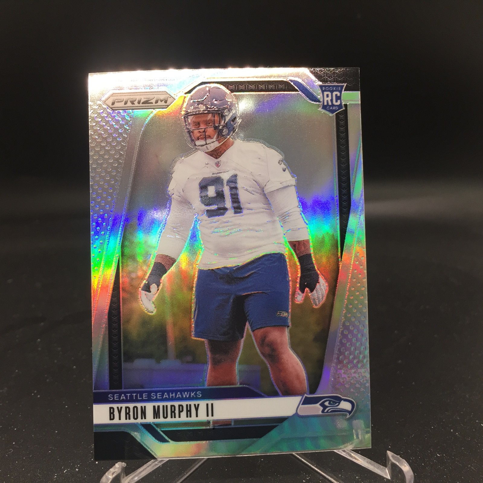 Byron Murphy II 2024 Panini Prizm Silver 317 Seattle Seahawks Rookie