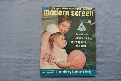 1958 JUNE MODERN SCREEN MAGAZINE - DEBBIE REYNOLDS COVER - ST 1007J