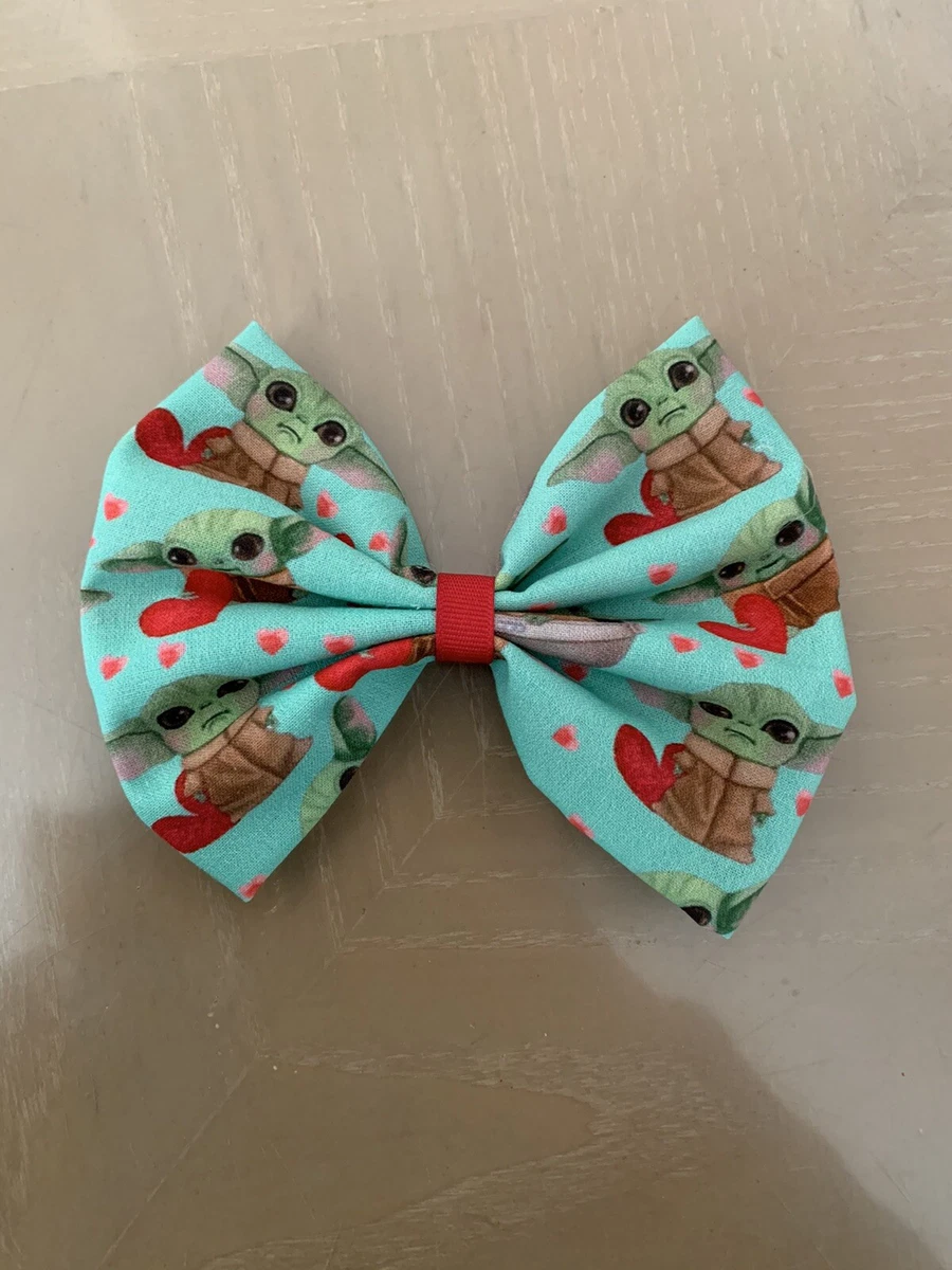 Baby yoda hair bow 2025