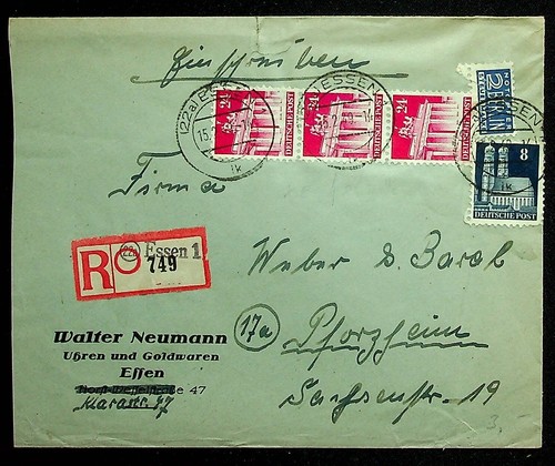 Cassetta delle lettere Bizone da sfogliare! Ricevute varie a scelta! Nuovo 30.06 - Foto 281 di 508