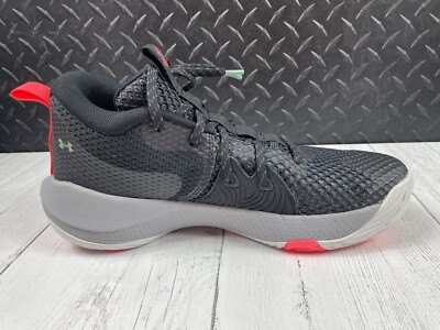 New Under Armour Embiid 1 One Black Grey Mens Sneakers  display picture 2