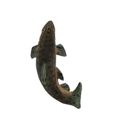 Colorful Fish ornament desktop decor 2x1" approx - standalone or hang Unique