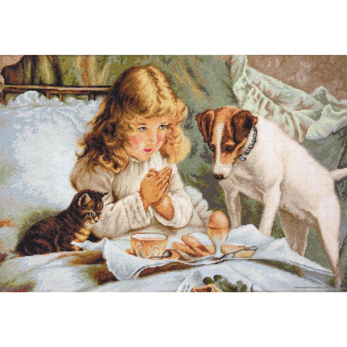 Luca-S counted Cross Stitch kit ""Prayer"", 46,5x31cm, DIY