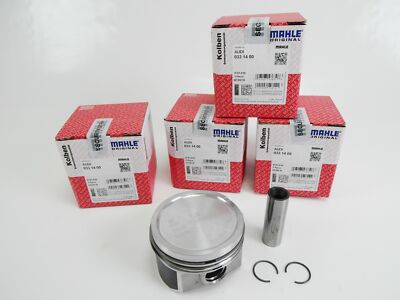 4 Kolben 81,01mm MAHLE Audi Seat Skoda VW 1.8T 20V S3 APX BAM APY AUL AMK