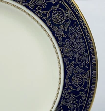Gorham Fine China Lorenzo de Medici Cobalt & Gold ~ SALAD PLATE ~ MULTIPLES
