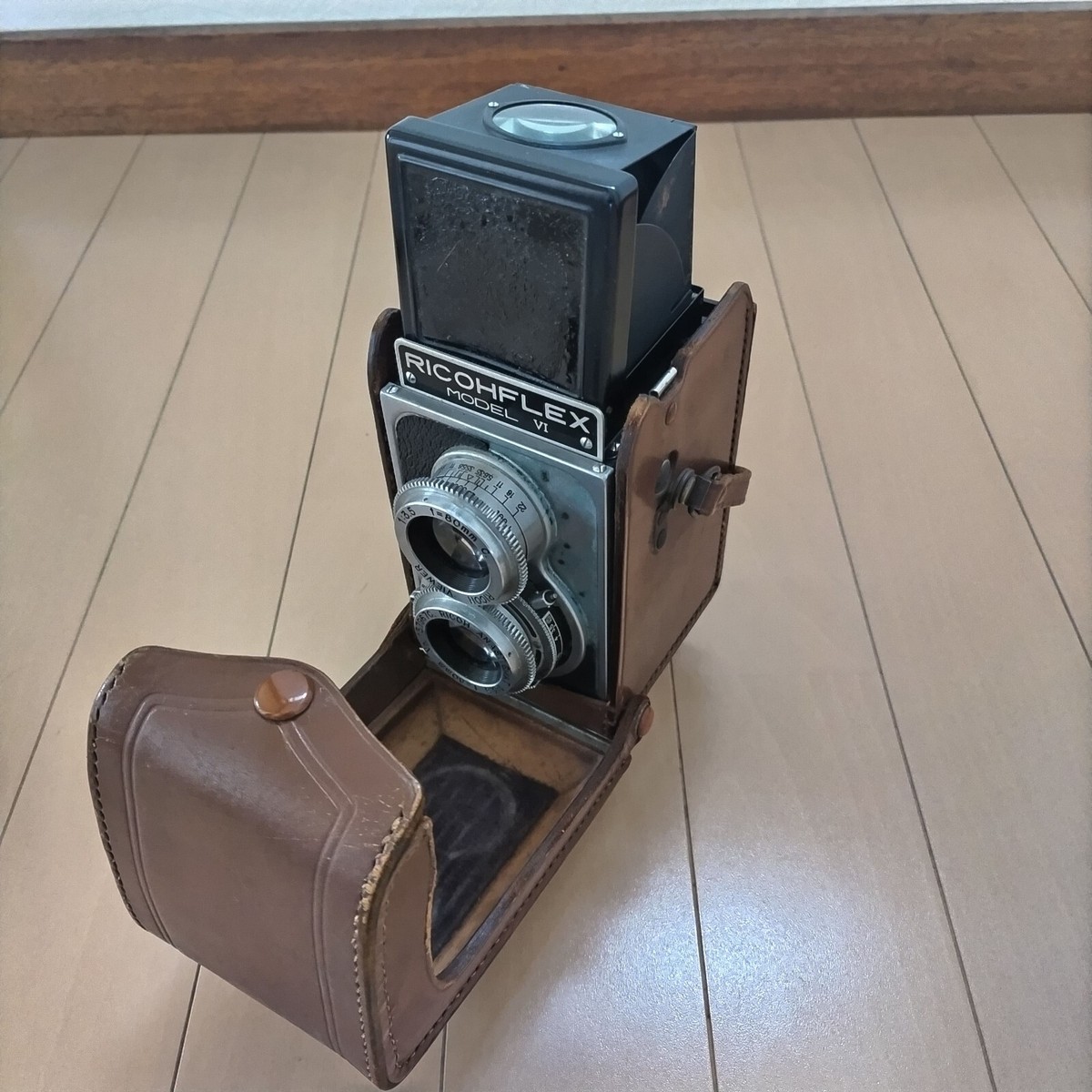 RICOH・FLEX／MODEL Ⅵ。【カバー他、レンズ付き　年代物】。 RICOH・FLEX／MODEL Ⅵ。【カバー他、レンズ付き 年代物】。の通販はau