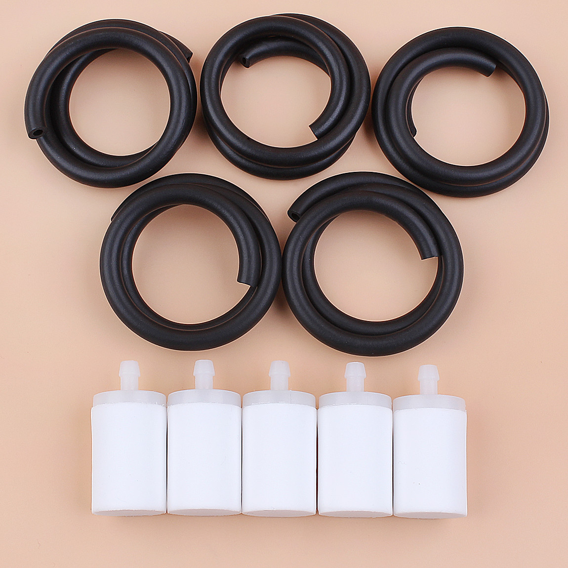 5 x Fuel Filter Hose Line Kit For HUSQVARNA 362 365 371 372 Chainsaw