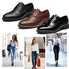 Bruno Marc Women's Classic Oxfords Lace Up Business Formal Dress Shoes