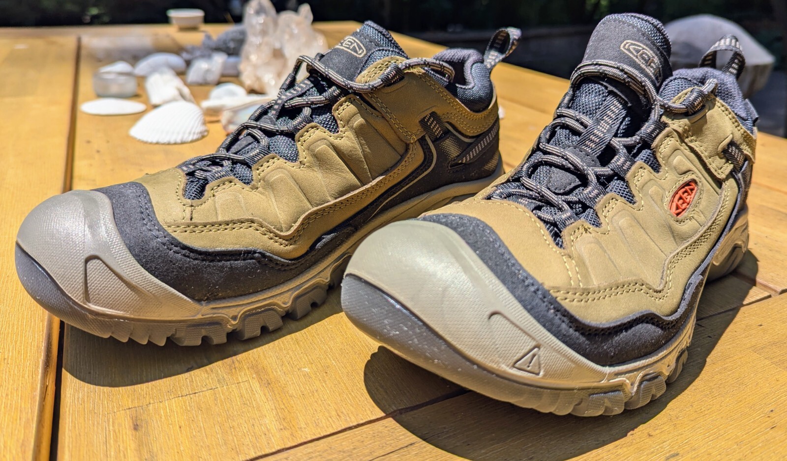 KEEN 1028996 Targhee IV Scarpe da trekking impermeabili per uomo 9 5 indossate una volta