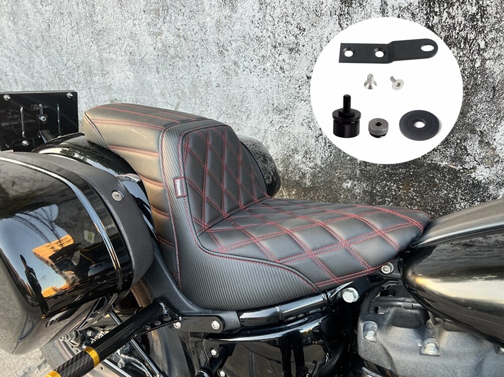 Passenger & Rider Gel Pad Seat For Harley M8 Softail FXLRST Low Rider ST 2022-24