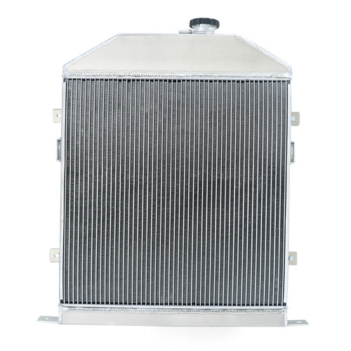 FOR 1942-1948 FORD SUPER DELUXE DELUXE FLATHEAD ENGINE 4-ROW RADIATOR SHROUD FAN - Picture 8 of 21