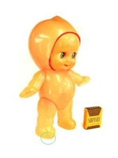 Antique Rare 1950's KEWPIE Three Heads High 35 cm Celluloid from Japan F/S