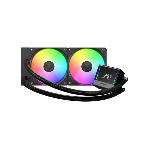 GAMDIAS CHIONE E4 240mm AIO CPUクーラー GAMDIAS CHIONE E4-240 Liquid Cooling 240 Digital Display