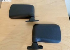 Vw Rabbit Mk1 Golf Caddy Jetta Flag Mirrors Set