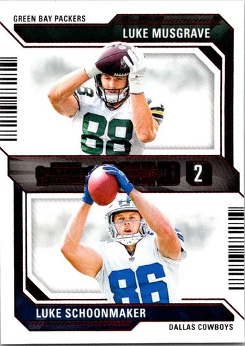 2023 Panini Contenders Luke Musgrave Luke Schoonmaker #11