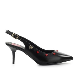 womens black slingback pumps