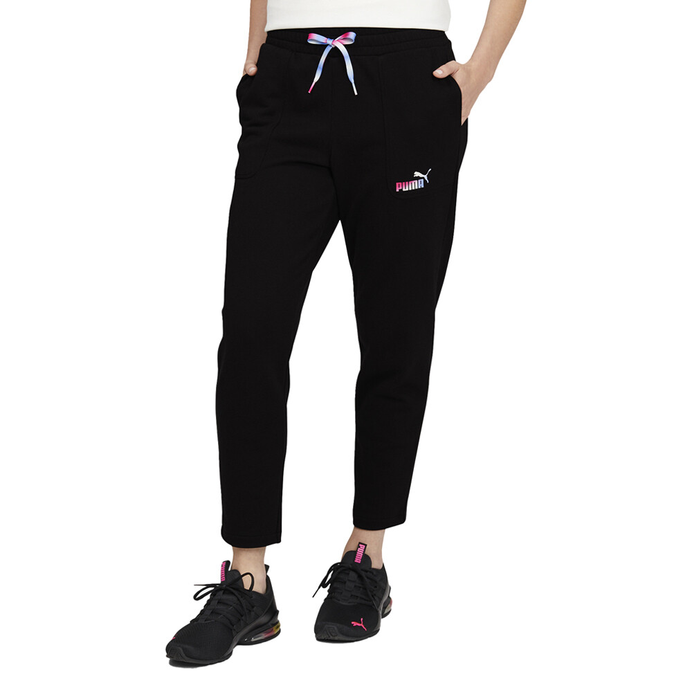 Брюки Puma Elevated Essentials Ombre Женские черные повседневные спортивные брюки 675905
