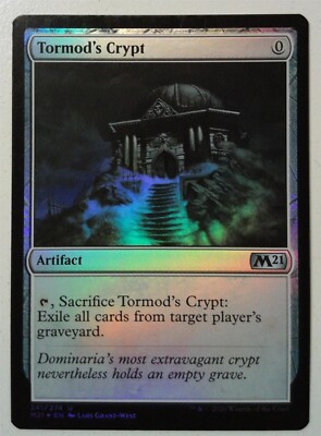 Tormod's Crypt *FOIL Uncommon* Magic MtG x1 M21 Core 2021 SP