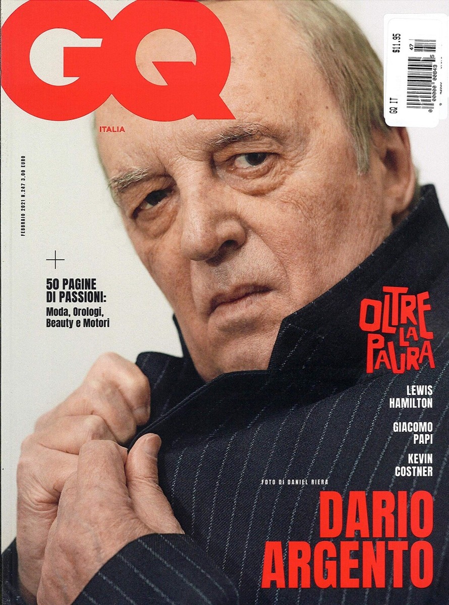 GQ ITALIA FEBRUARY N247  COVER: DARIO ARGENTO (new) ( IN ITALIAN ) | eBay