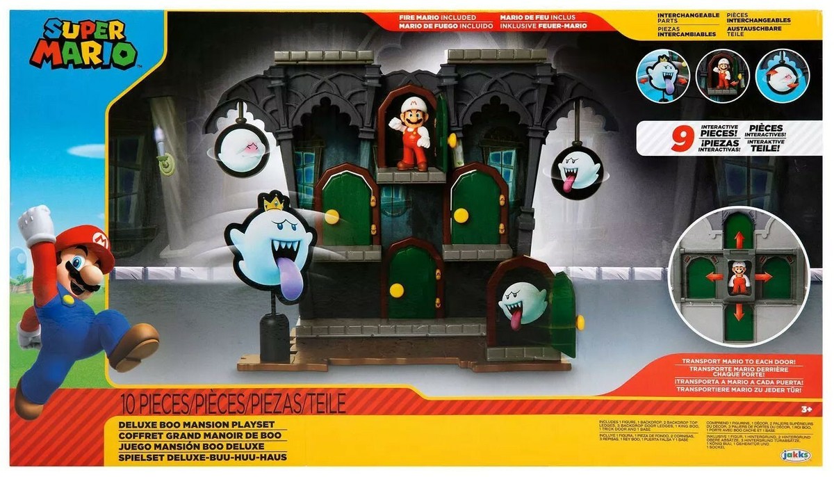 スーパーマリオ　セット売り〜BOX27 World of Nintendo Super Mario Deluxe Boo Mansion 2.5-Inch Playset