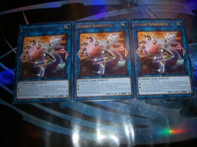 3x Binary Sorceress 1st Edition Rare CRBR-EN059 Yu-Gi-Oh!